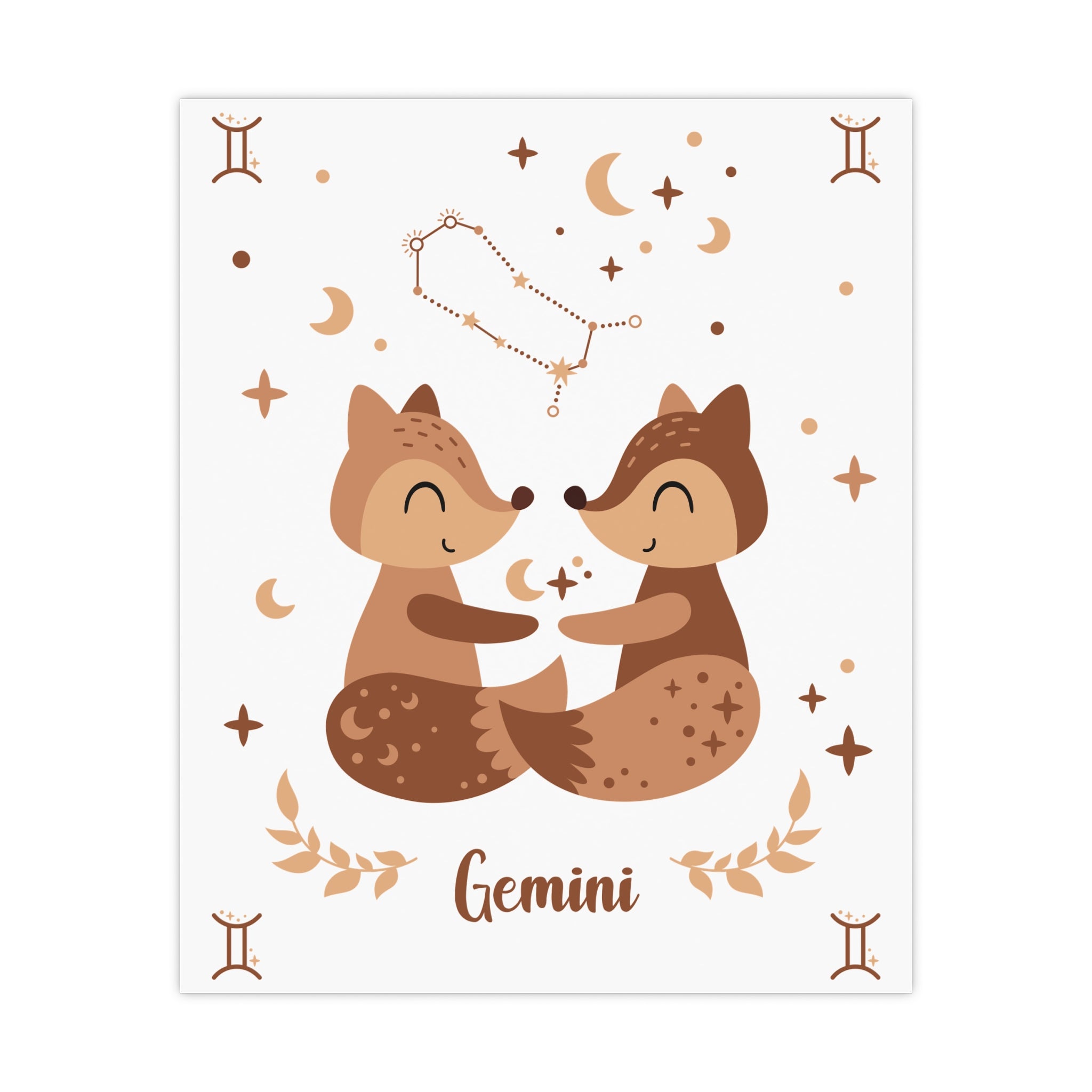 Sternzeichen Poster Zwillinge – Detailansicht – Mommy’s Hero
