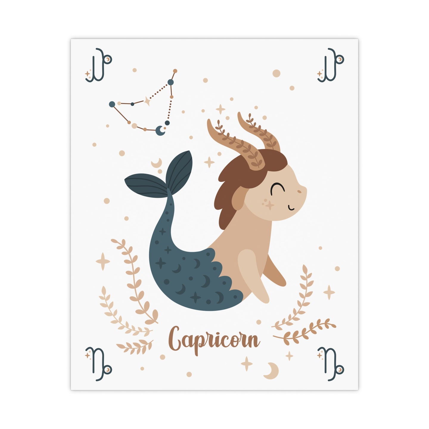 Sternzeichen Poster – Steinbock Capricorn