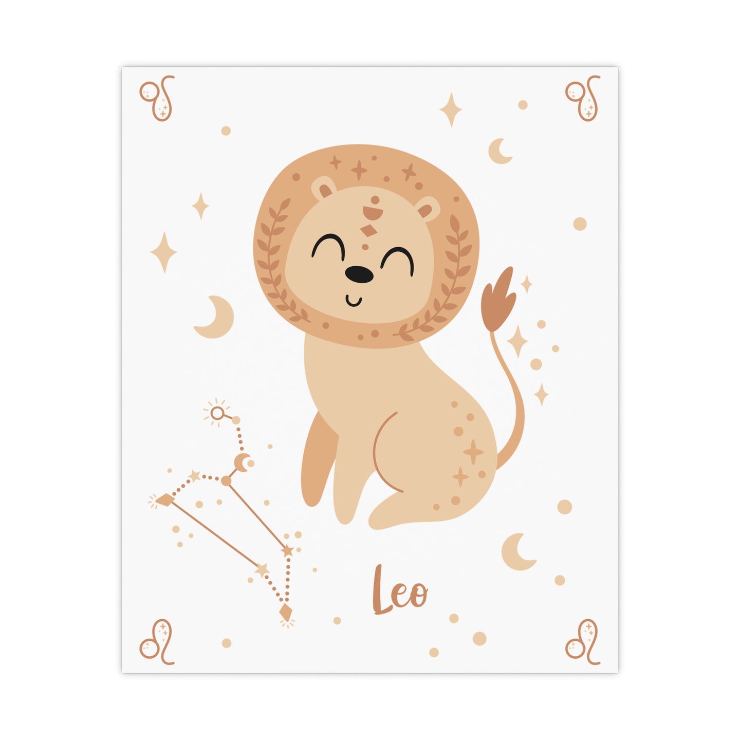 Sternzeichen Poster – Löwe (Leo)