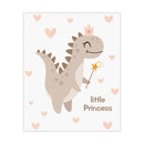 Kinderzimmer Poster – Dino Girl | Little Princess
