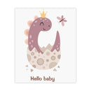Kinderzimmer Poster – Dino Girl | Hello Baby
