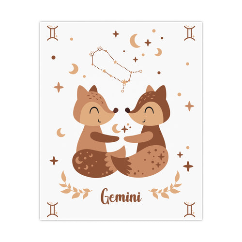 Sternzeichen Poster Zwillinge – Detailansicht – Mommy’s Hero