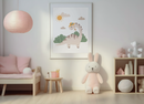 Kinderzimmer Poster – Dino Girl | Sunny Dino