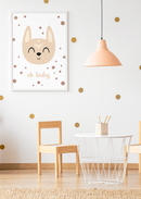 Boho Kinderzimmer Poster – „Oh baby“ (Neutral)