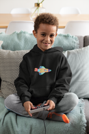 Kids Hoodie – Aquarell Rakete