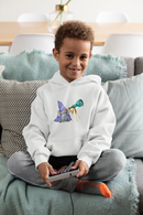 Kids Hoodie – Wizard & Telescope